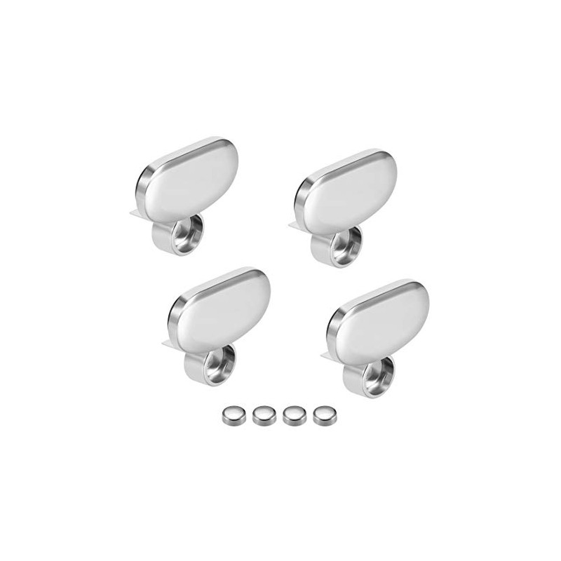 uxcell Mirror Clips - Zinc Alloy Glass Clips Clamps Holder