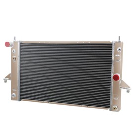 ECMRAD Racing Aluminum Radiator Compatible for 1994-2002 Saturn SC1 SC2 SL SL1 SL2 SW1 SW2 1.9L, Silver
