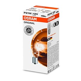 Osram 7506.TP Original Blinklichtlampe P21W, 7506, 12V, 10er Faltschachtel Autolampe Richtungsanzeiger Signallampe,Leuchte Birne