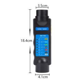 ETUKER Trailer Tester 7-Pin Trailer Socket Plug Tester 7-Pin Lighting Diagnostic Device Trailer Diagnostic Tool 12 V for RV, Cars, Caravans, Boats, Universal Accessories