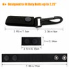 Nylon Belt Keepers with Key Holder,(4+1) Pack,Police Military Equipment Accessories,