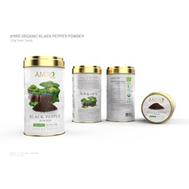 Ceylon Black Pepper Powder-Organic (100 g in a Tin)