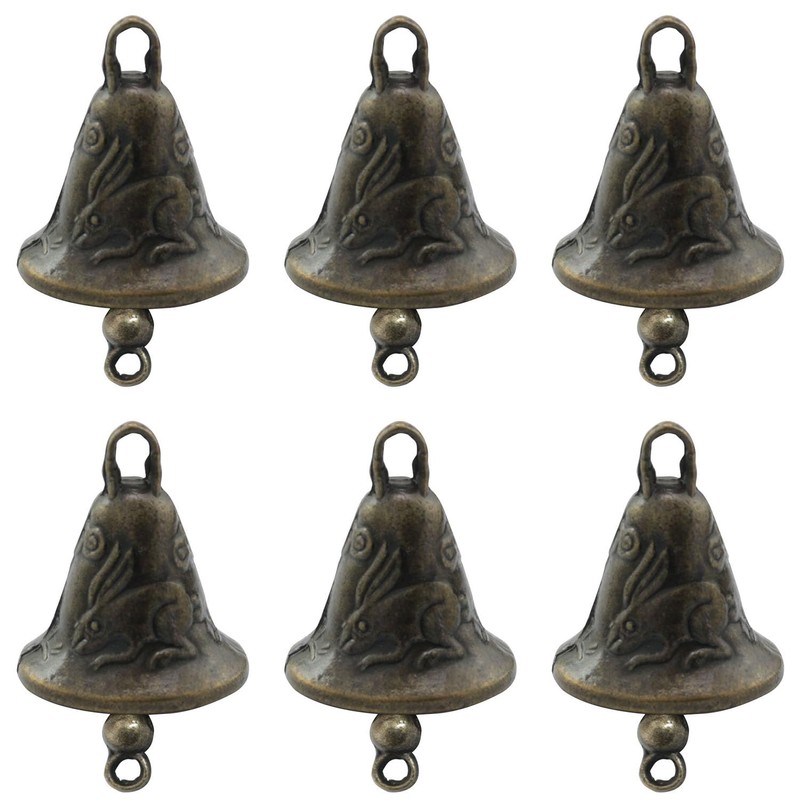 XGNG 12PCS Mini Jingle Bells Decorative Bells Christmas Tree Pendants