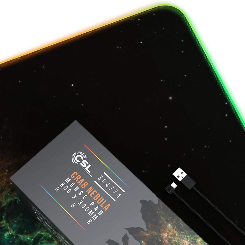 DE RGB Mouse Pads World Map