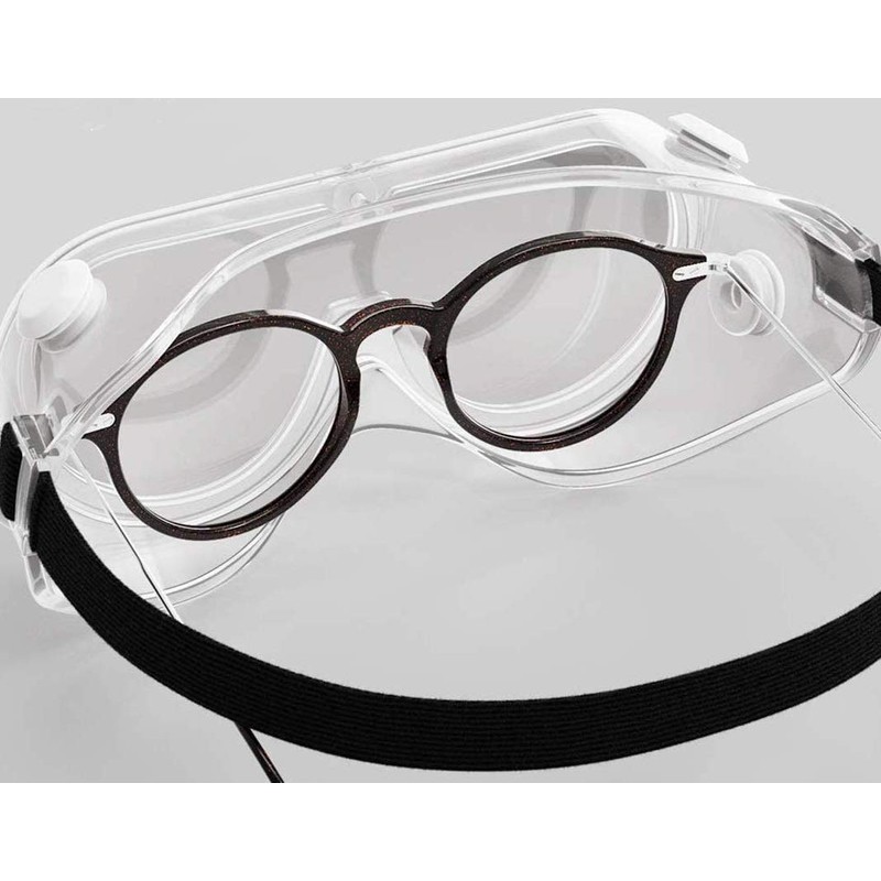Manissa Safety Goggles, Sealed, Anti-Fog (Pack of 10 Pieces)