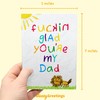 Sleazy Greetings Funny Father's Day Card | Glad You Are