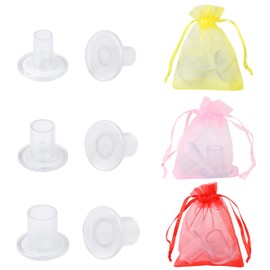 Yoodelife 6 Pairs Heel Protectors for Grass, 3 Sizes Clear High Heel Protectors Heel Stoppers for Outdoor Women Wedding Shoes Walking on Grass and Uneven Floor (Small/Middle/Large)