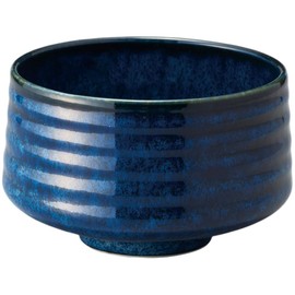 Ale-net Matcha Bowl, 4.7 x 4.7 inches (12 x 12 cm), Ruri Crystal Matcha Bowl, Matcha Bowl, Ceramic, Mino Ware, Made in Japan