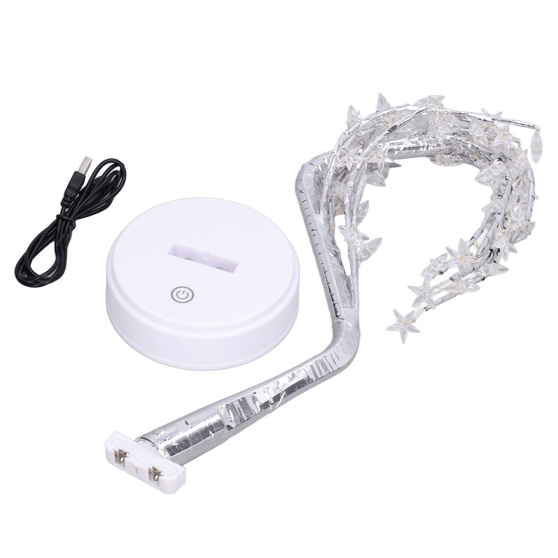 Tabletop Bonsai Tree Lamp Adjustable Safe Touch Switch Night Light
