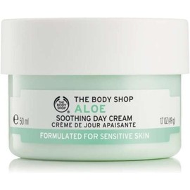 Crema de día relajante de Aloe de The Body Shop, regular, 1.7 onzas