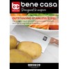 Bene Casa 7-Inch Stainless Steel Cleaver Knife with Rosewood Handle