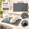 Silicone Dish Drying Mat for Kitchen Countertops – Non-Slip, Multi-Purpose