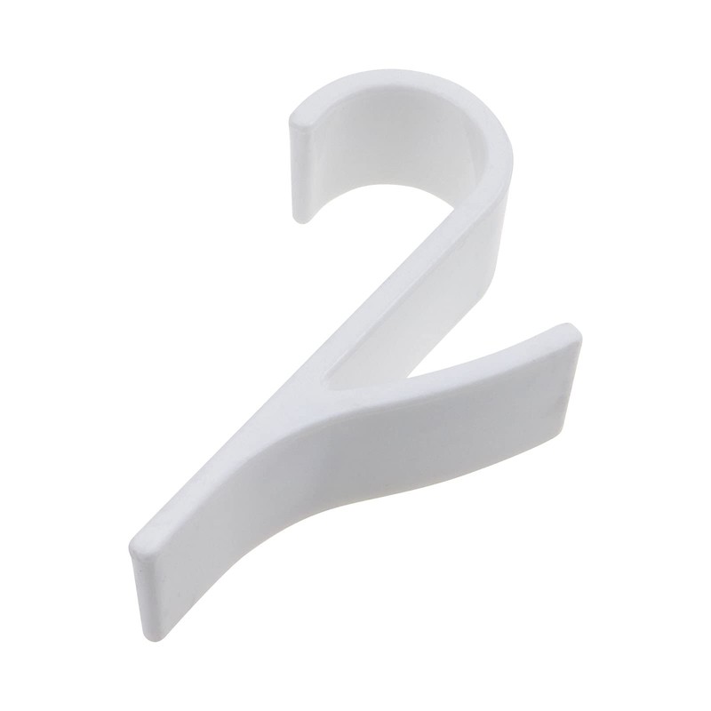 6 Pieces Bath Hook Holder Plastic Heated Towel Rail Radiator