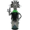 Cat Waiter Metal Wine Bottle Holder Caddy
