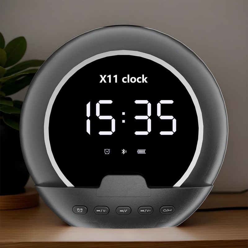Wireless Alarm Clock Speaker | Multifunctional Digital Clock - Small