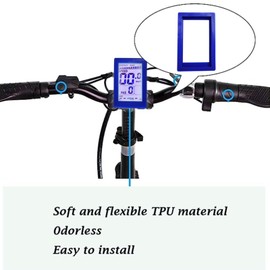 JILINWEI Blue Protective Edge Guard for M5 Lectric XP Display, Protective Cover Bike Display Cover for M5 Lectric XP Display