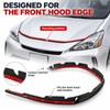 FZJDSD Hood to Bumper Seal Fit for 2010-2015 Toyota Prius