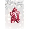 Glass Christmas Baubles - the shape of the gingerbread man
