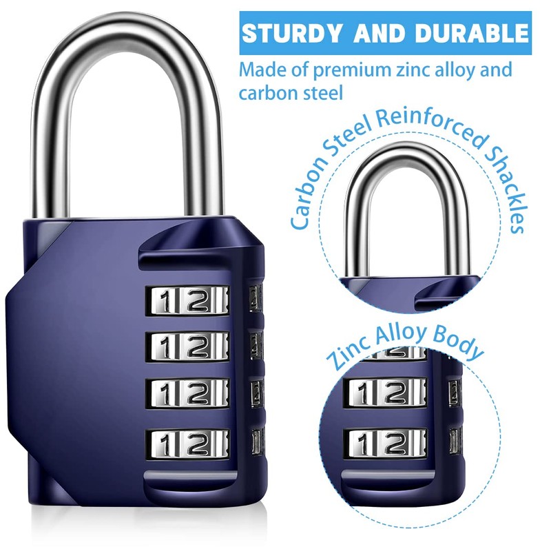 Padlock Combination Locks Combination Lock Small Padlock Combination Code 4