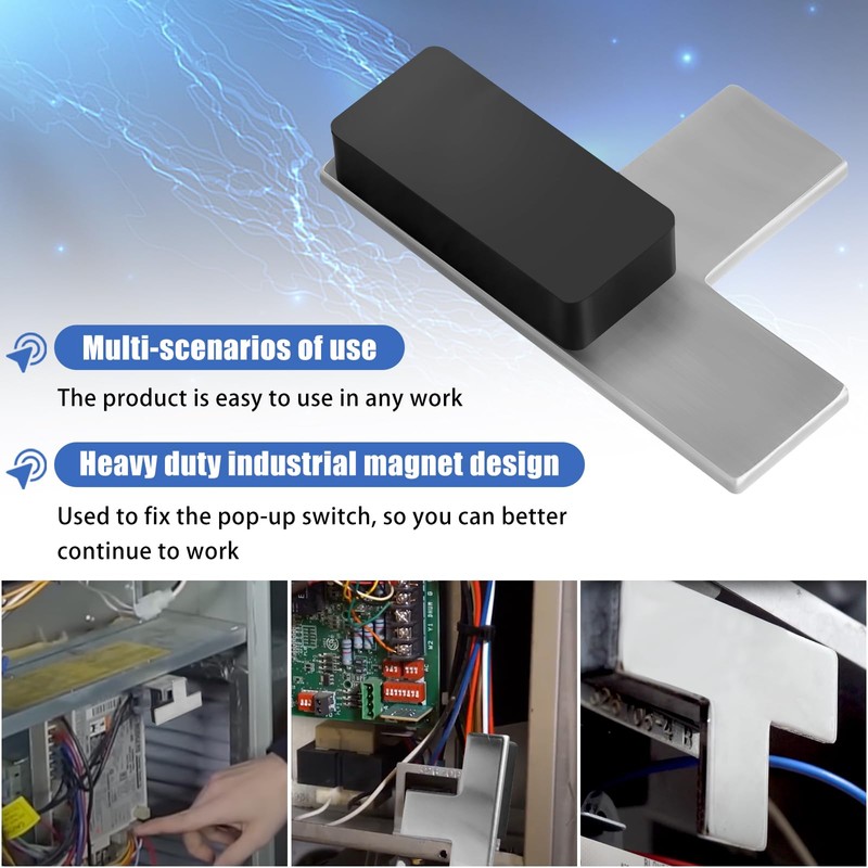 FF75 Furnace Door Switch Tool, Magnetic Switch Depressor for HVAC