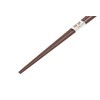 Needle Chopsticks pentagonal Margaret wood (natural wood) Red 28 cm