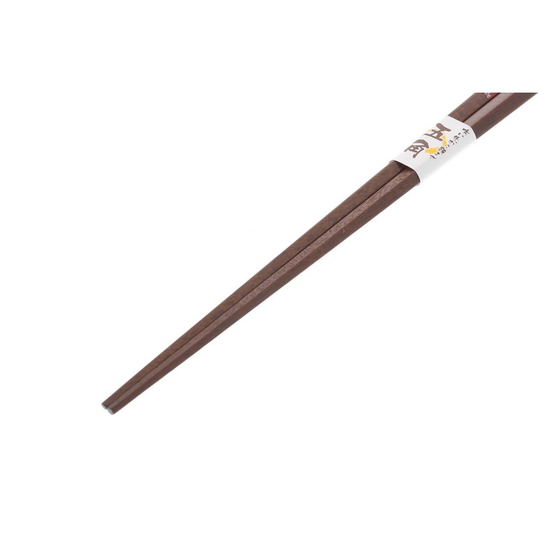 Needle Chopsticks pentagonal Margaret wood (natural wood) Red 28 cm