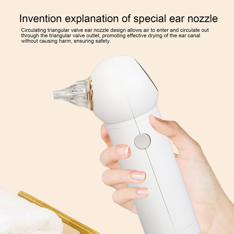 Electric Ear Dryer 2 Levels Ear Drying Device Red Light