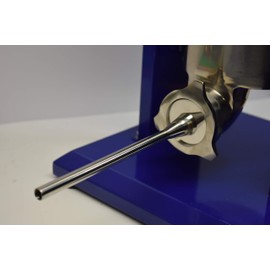 NARROW 3/8" (10mm) snack stick tube for LEM 1607, Weston, Cabelas, VIVO & many other sausage stuffers. 2 1/16" Base x 3/8" diameter