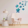 12 Pieces Bathroom Stickers Sea Turtle Wall Decals Ocean Decals