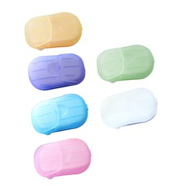 FOMIYES 120sheets Portable Soap Travel Soaps for Camping Hiking Outdoor Activities Scents Supply