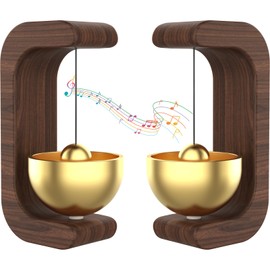 Shopkeepers Bell for Door Opening (2PCS) - Magnetic Door Chime with Loud Jingle, Self-Adhesive Doorbell Chime When Door Opens for Business/Home/Refrigerator, Dopamine Decor Housewarming Gift