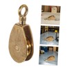 BIUDECO High Load Capacity Brass Pulley Single Head Smooth Silent