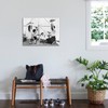 ART.COM Stretched Canvas Print Father and His Three Children Having