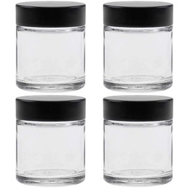 Viva Housewares Glass Jars with Lid, in Different Sizes / Quantities, 30 ml