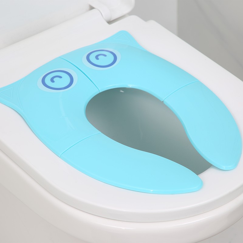 Kids Folding Potty Seat Pad Portable Travel Baby Toddler Toilet