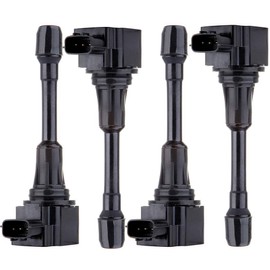 SCITOO Ignition Coil Coils Pack fits for Nissan Versa 1.8L 2007-2012 for Versa 1.6L 2009-2012 for FX50 5.0L 2009-2013 UF549 UF-509 610-58721 set of 4