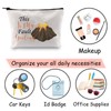 JXGZSO Funny Geologist Gift Volcano Makeup Bag This Is My