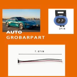 GROBARPART 2 Wire 12046623 Temperature Sender Sensor Connector Wiring Harnesses 12046623, 12067676, 12101899, 12126469, 12570228, 15306031, 15306195, 1P1236, 22687946, 88862305, 15306187