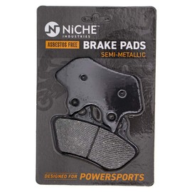 NICHE Brake Pad Set for Harley-Davidson Softail Springer Heritage 44082-00E 44063-83D Front Rear Semi-Metallic