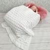 Knitting Pattern for Babys Blanket, Two Sizes, Small Blanket 62