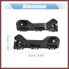 HEROFFIX 1 Pair Left and Right Side Front Bumper Mounting