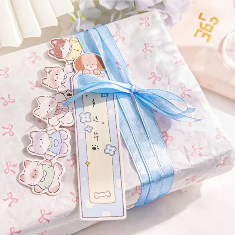 30 Pzas/paq Senalibros Animales Gato Puppy