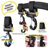 Drinks Holder Pushchair Cup Holder 2-in-1 Adjustable Bottle Holder with