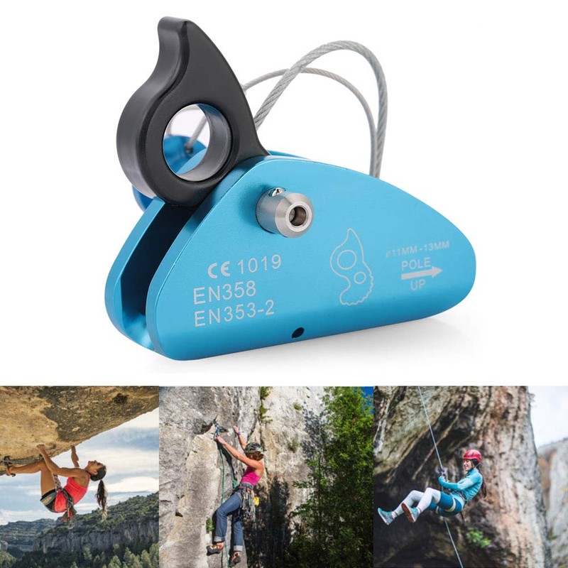 Agarre de Cuerda de Escalada, Parada de Frenado Automático Mosquetón