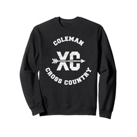 Coleman Cross Country Retro Distressed XC Running Sweatshirt