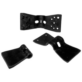 Coolaroo 301385 20Pc Butterfly Clips, 20-Pack, Black