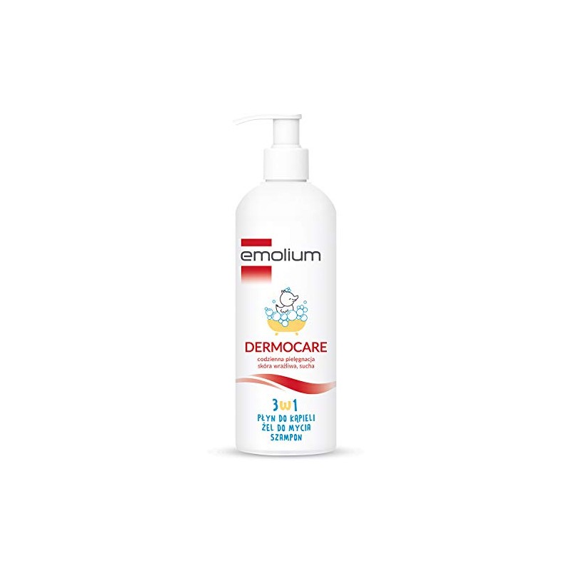 Emolium Dermocare 3-in-1 Bath Suz, Wash Gel, Shampoo 400 ml