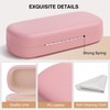 Marvolia Glasses Case Hard Shell Large Eyeglasses Case PU Leather