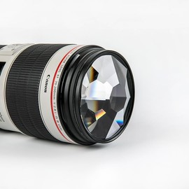Jorixxy Photography Special Effects Filters Foreground Blur 77mm 8-Sided Kaleidoscope Glass Prism SLR Accessories