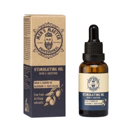 Men's Master - Oil Stimulating Beard and Moustache | Beard Growth Stimulating Oil | Moisturising and Nourishing | Beard Oil for Men | Beard Care | Intimate Care | Face Care Men